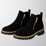 Olivia – Dámská obuv s kulatou špičkou a bočním zipem