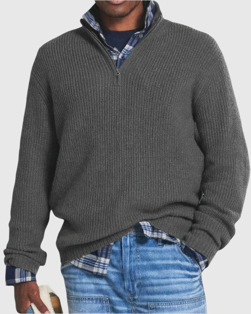 Libuše- Svetr s zipem Diego