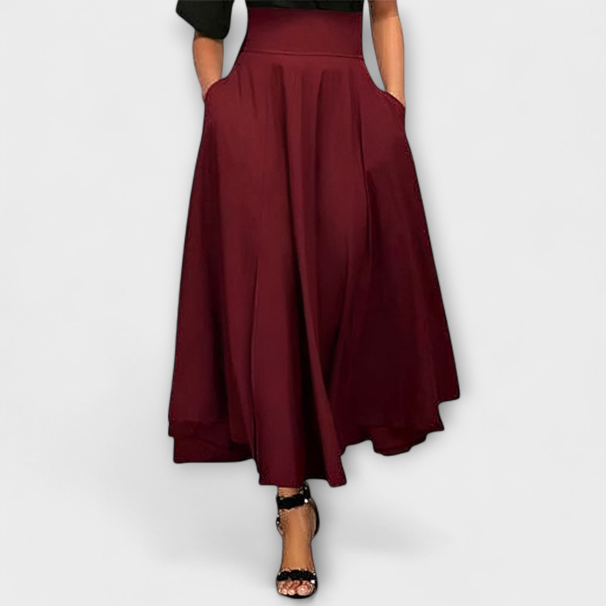 Luitgard - Elegantní maxi sukně v chic stylu