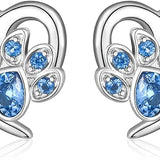 Náušnice s otisky tlapek a srdcem – šperky pro milovníky zvířat