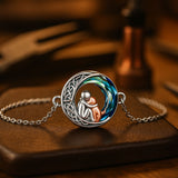 Nastavitelný šťastný náramek ze sterlingového stříbra s motivem psa