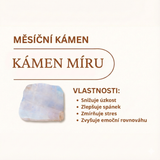 Vintage náhrdelník s přívěskem s měsíčním kamenem