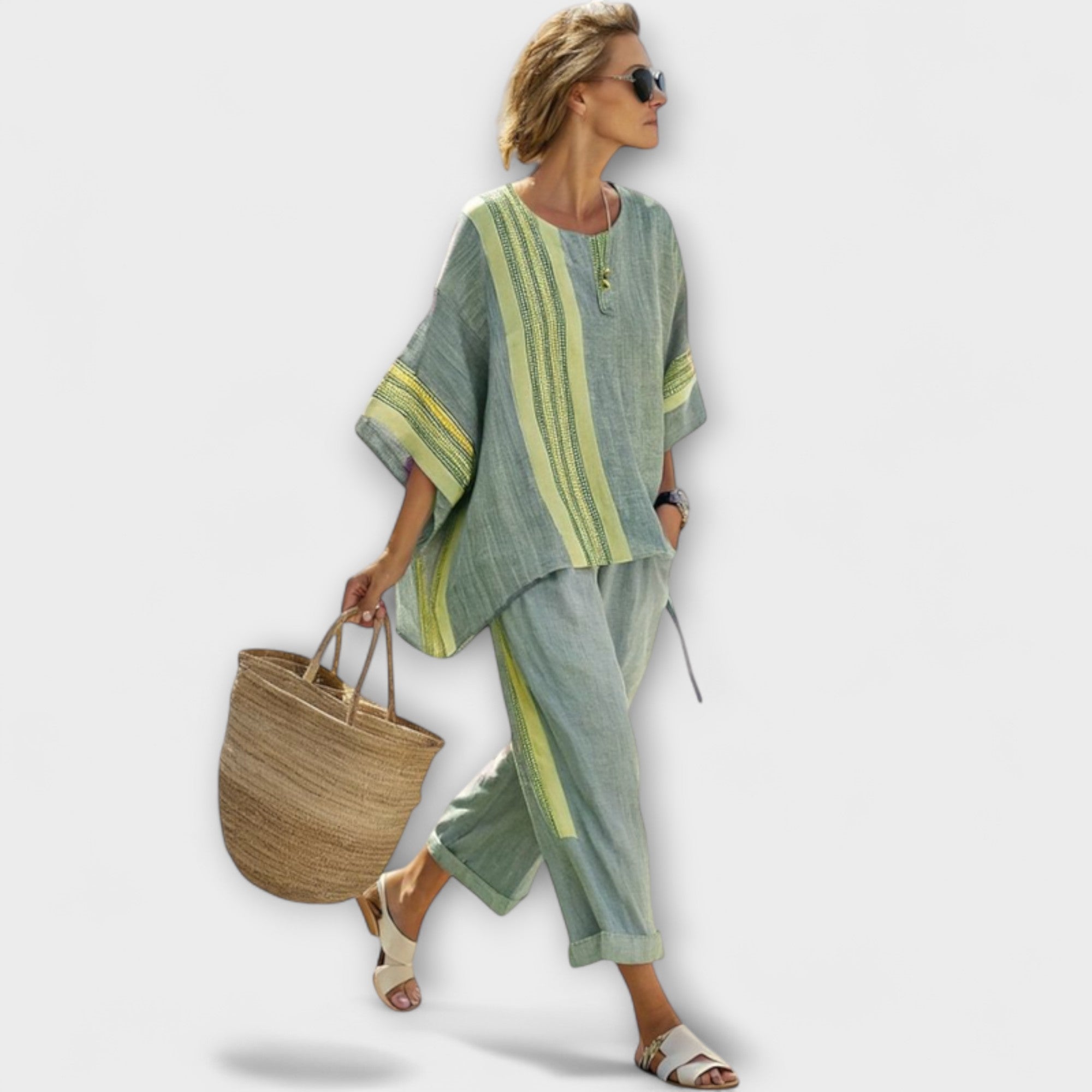 Isabelle - Sada z bambusového lnu