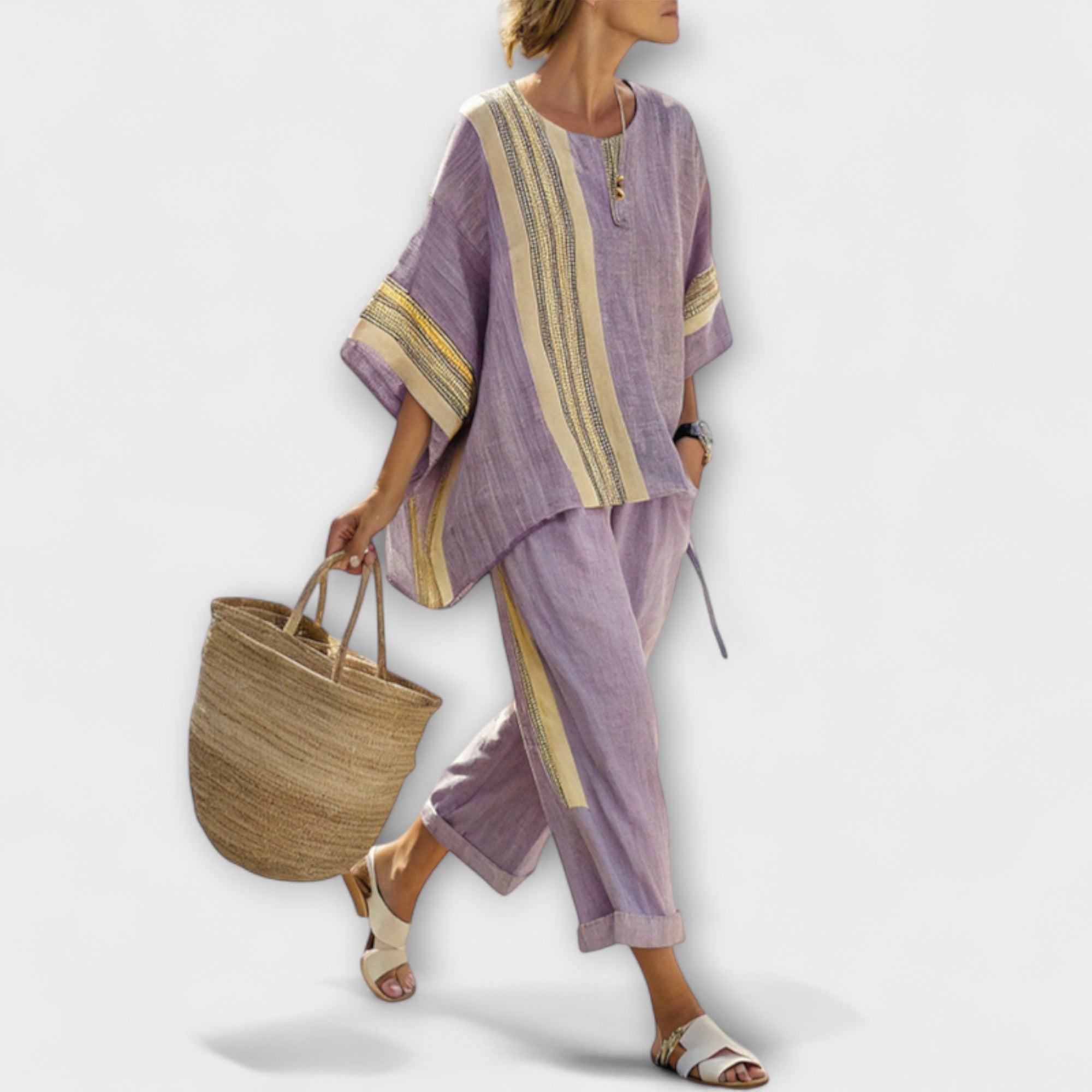 Isabelle - Sada z bambusového lnu