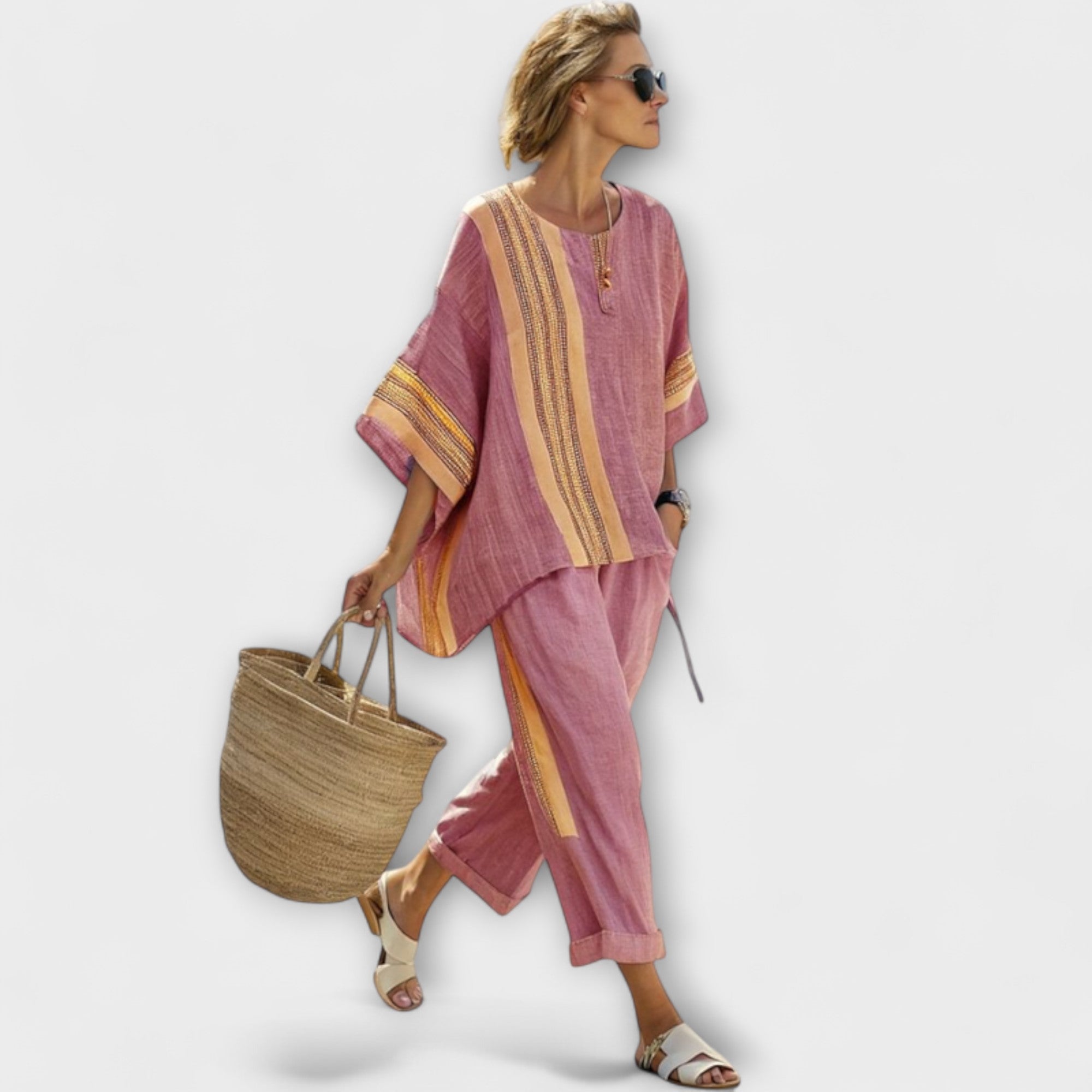 Isabelle - Sada z bambusového lnu