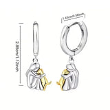 Jana Zlín | Náušnice s objetím psa