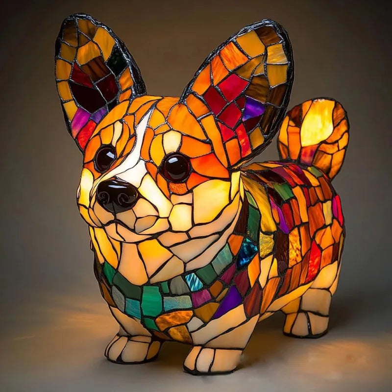Veselá lampa Corgi
