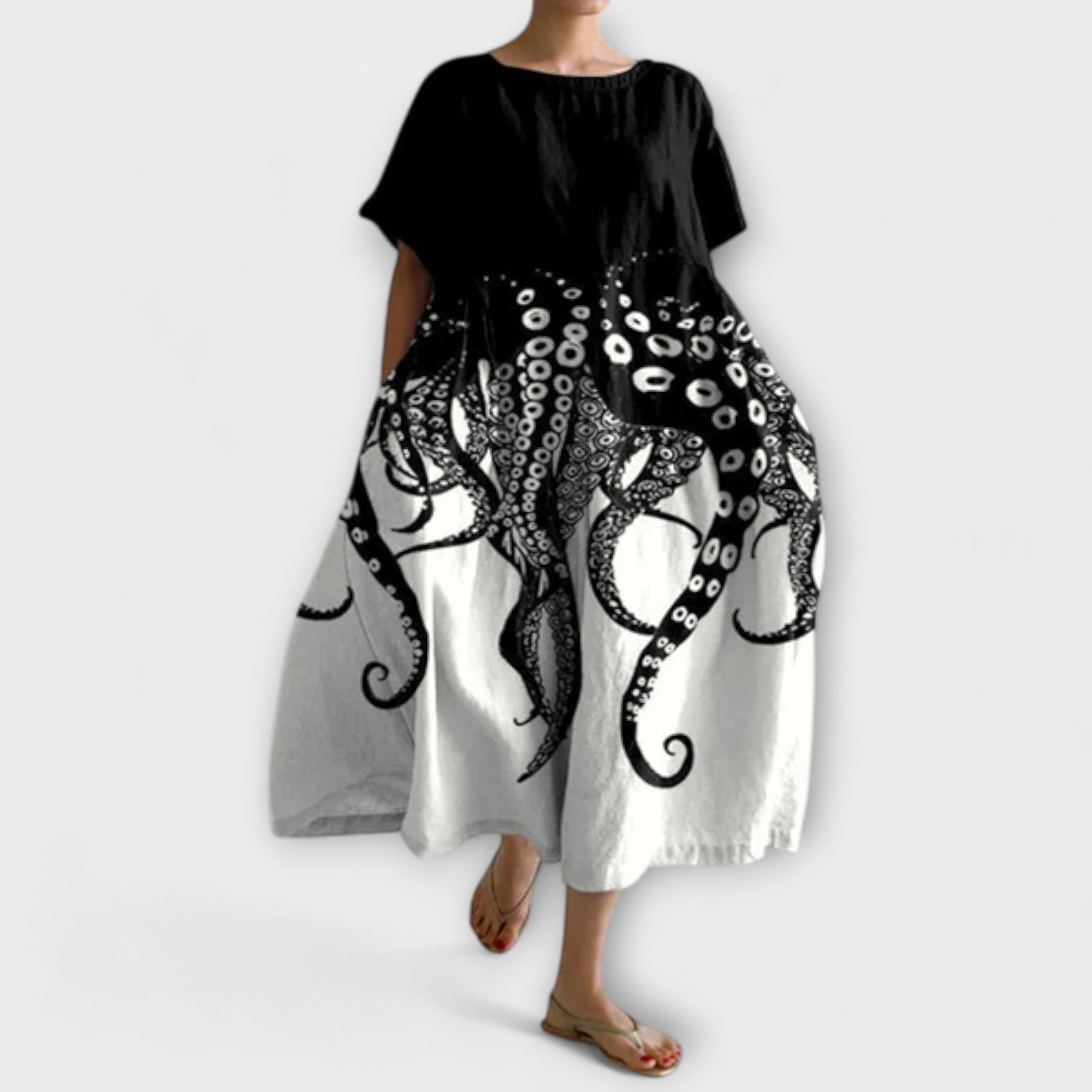 VALENTINA - Stylové letní květinové šaty