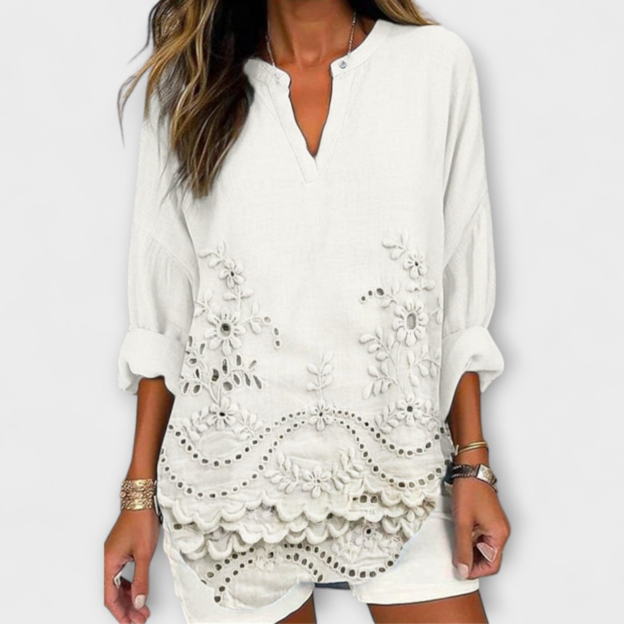 Brynn - Pobřežní květinová blůza