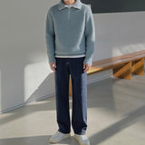 Savrani - Pulovr Azure s čtvrtinovým zipem.