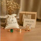 Náušnice z ryzího stříbra se stopou tlapky – s krystalovým akcentem