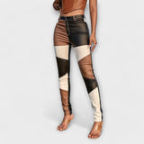 Calliope - Kalhoty s barevným blokem